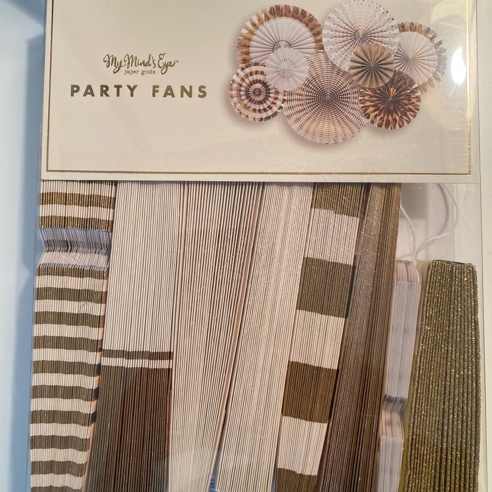 Bridal/ Wedding hanging fans/ decorations!